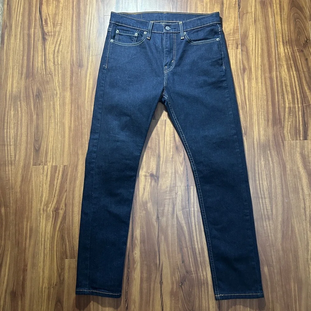 Levis 510 Skinny Fit Jeans Mens 31x30 Dark Indigo WaterLess Denim 05510-0692